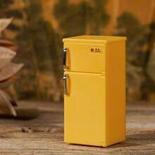 1:24 Miniature Fridge Model Doll House Fridge Retro Kitchen Appliances For Blyth Doll Toy - Multicolor - View 10