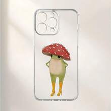 Funda para teléfono - Funda transparente con diseño de una rana roja en forma de hongo y impresión de alta definición.Esta funda protectora es duradera y resistente a los golpes. - transparente - Ver 8