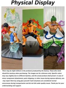 bandai 动漫人物可动人偶 - 罗罗诺亚·索隆、萨博、波特卡斯·D·艾斯、文斯莫克·山治 PVC 手办、收藏模型及玩具，父亲节、生日、周年纪念日、毕业典礼、独立日、婚礼、粉丝、收藏家、动漫主题派对、角色扮演道具、收藏玩具的完美礼物 - 彩色 - 查看 7