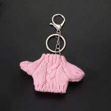 1pc Mini Sweater Keychain, Backpack Charm, Cute Bag Accessory And Phone Charm - Multicolor - View 11