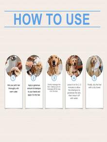 Jack Dog Whitening Shampoo, Gentle Cleansing, Deodorizing, Brightening, Softening Pet Grooming Product - Blue - View 5