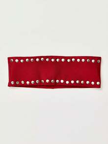 1条时尚朋克风发带，哥特式柔软防滑弹力镂空发带，适合海滩、度假、瑜伽、日常佩戴，百搭 - 彩色 - 查看 15