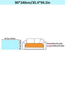 1件纯色防滑沙发垫，透气时尚，四季皆宜，适用于客厅、卧室和办公室，适合1-4人沙发。 - 米色 - 查看 10