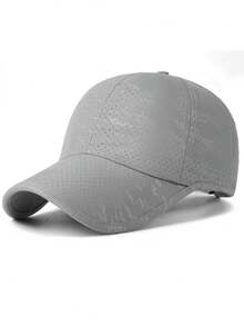 Unisex Baseball Cap With Ponytail Hole - Breathable, Quick-Dry Mesh Hat For Men & Women, Adjustable Fit, Black/White/Pink/Grey, Perfect For Running & Casual Wear. Fabric.,Summer,Beach - Multicolor - View 10