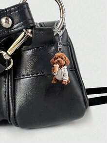 2d Flat, 1pc Cute Brown Teddy Dog Drinking Milk Tea Pattern Keychain,Novel Acrylic Design Keyring Decoration,Compatible With Backpacks, Keys, Wallets - Cute Style Keyring,Perfect For Bags & Car Keys, Perfect For Car Keys, Backpacks & Bags , Bag Pendant, No Batteries Needed, Valentine's, Functional Vehicle Accessory, Women's Wallets And Mobile Phone Accessories, Giving To Friends,Partyaccessories,Souvenirs - Multicolor - View 7