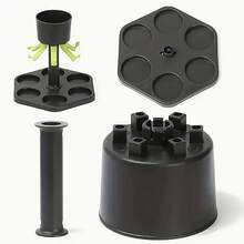 1pc/7pcs [6-In-1 Liquor Dispenser] Six-Spout Liquor Dispenser With Stand | Home Bar Party Multi-Flow Beverage Dispenser, Ideal For Themed Parties And Outdoor Events, Equal Portion Drink Dispenser For Spirits And Beer - Multicolor - View 10