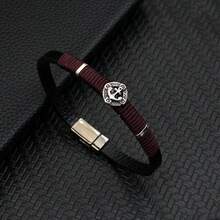 The Classic Element Anchor Weaving Bracelet, Retro And Simple Design, Is Men's Arm Jewelry. - Bracelet - View 10