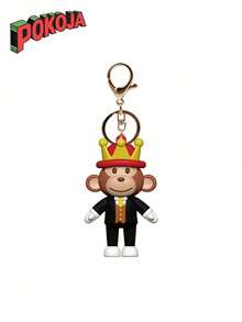 Steal A Brain Rot Keychain, Steal A Brain Rot Game, Strange And Interesting Building Block Character Modeling Toy, Brain Rot Collectible Gift, Fan Christmas Gift, Spring/Summer - Multicolor - View 7