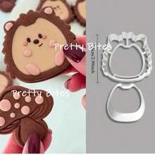 Forest Animal Lion Mushroom Cookie Cutter Plastic DIY Fondant Cake Biscuits Mold Dessert Decoration Mould Pastry Bakeware Tools - White - View 6