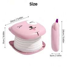 Trintion Compact 2-In-1 Training Potty, Toilet Seat With Splash Guard & Chair, Portable Urinal, Durable Material, Easy Storage For Indoor Outdoor Use - Pink - View 5