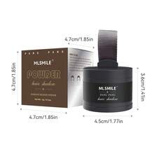 Root Touch Up Powder, Instant Gray Coverage, Hair Loss Concealer, Long-Lasting Waterproof Hair Color Powder For Thinning Hair, Root Cover Up Hairline Shadow Powder Stick, Multifunctional Dyeing Fibers For Eyebrows, Beard Line, With Mirror And Powder Puff - Nhiều màu - Xem 7