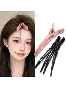 4/3/2/1 Piece, Hair Styling Clips: Versatile Tools Designed For Shaping, Sectioning, And Styling. , Sectioning Hair For Cutting Or Highlighting,. G Clips To Securely Hold Hair Sections In Place During Styling. - Multicolor - View 5