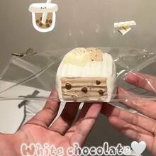 1 pièce Gâteau à la framboise/Gâteau au chocolat blanc de thé au lait Squishies, rebond lent, Squishies en silicone, texture crémeuse, convient aux filles et aux adolescentes comme jouet anti-stress, cadeau - Cadeau parfait - Cadeau d'anniversaire - Cadeau de fête - Cadeau de Noël - Cadeau de Pâques - Multicolore - Voir 5