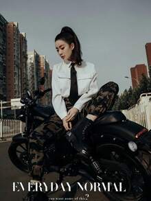 1 chiếc cà vạt nữ màu đen cổ điển có thể điều chỉnh, phù hợp cho đồng phục học sinh, các dịp lễ, tiệc tùng, biểu diễn. - màu đen - Xem 2