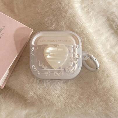 Shell Sticker Earphone Case, Butterfly Print Earphone Cover, IMD Earphone Protective Case, Suitable For AirPods 1/2/3/4/Pro