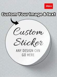 1-240pcs Customizable Labels - Customizable Text And Images Stickers, Customizable Thank You Labels, No Ironing Required, Highly Decorative, Colorful, An Ideal Gift For Men, Women, Family, Friends, Anniversary, Birthday, And Home. Multi-Functional, High-Quality, Vibrant Colors, Modern Fashion, Customizable, Personalized, An Ideal Gift For Men, Anniversary, Valentine's Day, Father's Day, Graduation Ceremony, Wedding, Housewarming, Creating A Warm Atmosphere, Autumn Home Renewal, Christmas Decoration, And Family Harmony. - Multicolor - View 14