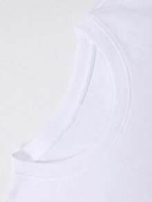 Disney-Style Women's Printed T-Shirt Featuring A Cartoon Print Of Mickey And Minnie Mouse Amidst A Floral Pattern Shaped Like Mickey's Head. This Round-Neck Summer Top Is Crafted From Soft, Comfortable 100% Cotton Fabric, Perfect For Everyday Wear, Outdoor Activities, Or Shopping. It Also Makes An Ideal Choice For Women's Vacation Wear. - White - View 3