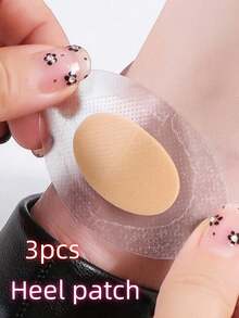 100 piezas de almohadillas de fricción transparentes y delgadas, invisibles, anti-rozaduras para tacones altos - transparente - Ver 15