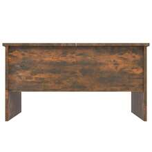 Coffee Table Smoked Oak 80x50x42.5 Cm Engineered Wood - Brown - View 6