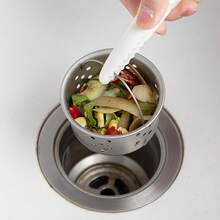 1pc Cartoon Yellow Duck Shaped Drain Cleaner, Suitable For Kitchen Sink And Bathroom Hair Removal, Reusable With Clip And Adhesive - Hair Clip - View 8