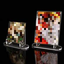 10个装亚克力透明支架 - 多功能展示架，可作名片夹和证件展示架 - A - 查看 5