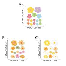 1pc Removable Static Cling Window Film With Floral Plant Pattern, Suitable For Living Room Bedroom Home Decor - Multicolor - View 16