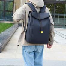 Large Capacity Men's Backpack, Lightweight Commuter Bag, Business Casual Backpack For College Students And Travel - Blue - View 5