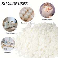300/3000/4000/5000g,Soy Wax, Plant Soy Wax, In Sheetform, Used For Making Candle Products, Handicrafts, Raw Materials For Art Pieces, Suitable For Making Candles, Lip Balms, DIY Holiday Handmade Gifts, Suitable For The Ramadan, Easter, Halloween, Christmas Festive Atmosphere, Festive Decoration - Soybean Wax - View 5