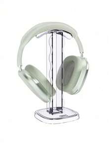 1pc Transparent Acrylic Non-Slip Stable Minimalist Design Detachable Gaming Headset Display Stand, Headphone Holder, Suitable For Over-Ear Gaming Headphones - View 5