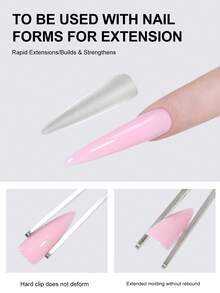 XEIJAYI Gel nối móng UV LED 6 màu, 100g, gel nối móng trong suốt dùng tại nhà và salon. - Nhiều màu - Xem 8
