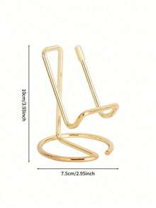 10/1pc Metal Desktop Phone Holder Dual-Use Creative Business Card Holder, Suitable For Living Room, Bedroom, Office Desk, Study - Multicolor - View 18