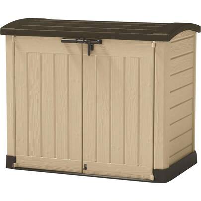 Arc Outdoor Garden Shed, 1200 Litres, Taupe/Beige