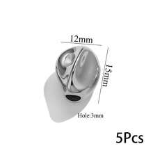 1/5颗不锈钢不规则散珠，用于珠宝制作DIY隔珠手链项链珠宝工艺用品配件 - 彩色 - 查看 15