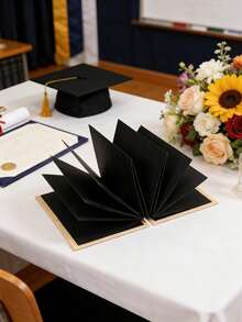 2026届毕业季折叠相框，DIY毕业相册，多面板拼贴毕业照片展示架，学生纪念相册，桌面装饰相框，毕业礼物，交换礼物纪念品 - 顏色 - 查看 6