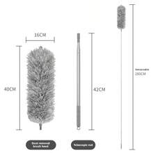 1 cây chổi quét quạt trần có thể kéo dài, chổi lau bụi, chổi lông vũ siêu mềm cán dài, dụng cụ vệ sinh trần và tường có thể thu gọn, chổi lau trần và quạt bằng sợi microfiber có thể tháo rời và giặt được, thích hợp cho nhà bếp, phòng khách, phòng ngủ, hành lang. - chổi phủi bụi - Xem 8