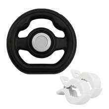 Volant de poussette pour bébé, volant de conduite simulé pour poussette, chariots de courses, accessoire amusant et détachable universel - Multicolore - Voir 10