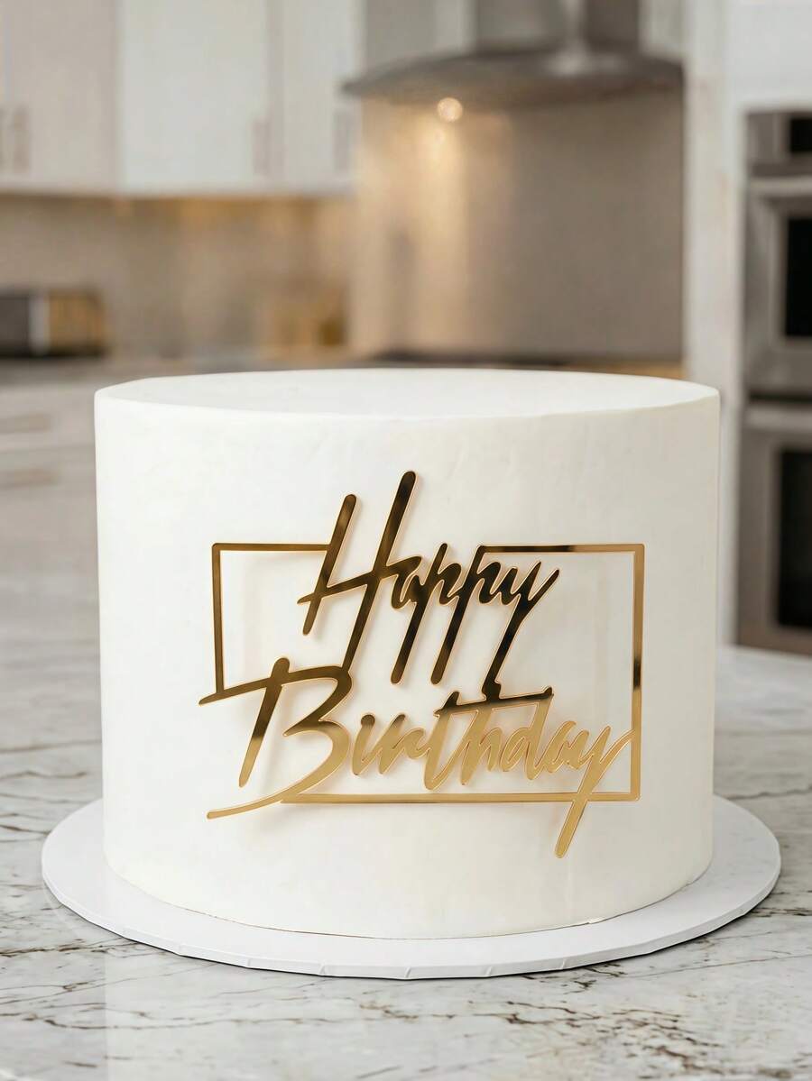 1件 DIY 蛋糕裝飾品，生日派對裝飾，烘焙裝飾配件，廚房家具必需品，生日禮物，聖誕與節日禮物