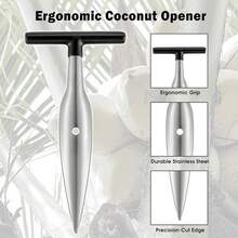 Stainless Steel Coconut Opener, Suitable For Thai Young Coconut Water, Convenient And Practical Hole-Making Tool - View 7