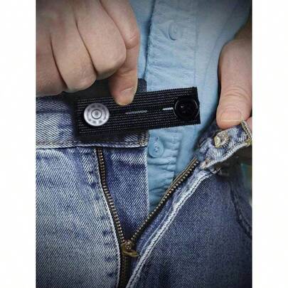 5pcs Waistband Extender Buckle, Elastic Adjustable Pants Extension, Maternity Pants Stretch Button