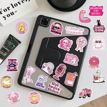 50张趣味卡通涂鸦防水贴纸，适用于笔记本电脑、滑板、水瓶、笔记本等。 - B - 查看 5