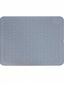 Rejilla de secado de platos de silicona, organizador de cubiertos estilo cajón, alfombrilla de almacenamiento y escurridor de utensilios de cocina - Ver 10