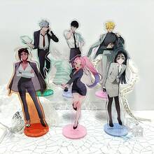 1 pieza Soporte acrílico de 5.9 pulgadas para personaje de animación en forma irregular 2D, adorno decorativo, regalo de cumpleaños, regalo de Halloween, serie de regalos de Navidad - Multicolor - Ver 3