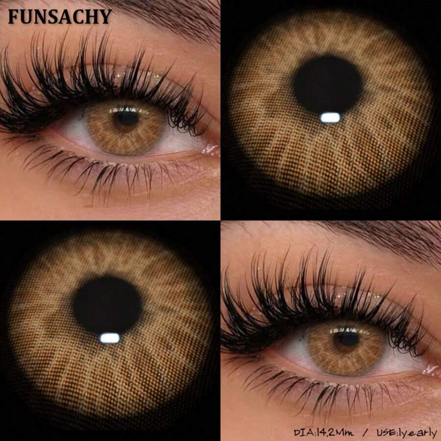 FUNSACHY1 Has Natural-Colored Pupils, With Blue, Brown, And Gray Hues, Giving It A Natural Appearance.