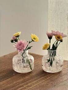 1 Stück Mini Tintenglas Vase, süße Dekovase für Tischblumen, geeignet für Hydrokultur Blumenarrangements, Restaurant, Wohnzimmer, Schlafzimmer, Balkon Heimdekoration - Verschiedenfarbig - Übersicht 14