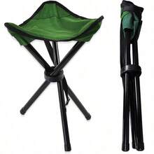 3-Legged Tripod Support Non-Slip Design, Portable Multifunctional, Suitable For Outdoor Camping And Fishing, Tool Box Auxiliary Seat, Portable Folding Camping Stool (50cm), Black - Multicolor - View 11
