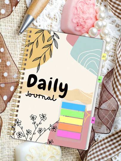 1 Stück Tages-/Wochenplaner für Bürobedarf, praktisches Tagesplanungs-Tagebuch für Besprechungsnotizen, Lernpläne & Bibel-Studienmitschriften, 108 Seiten, Schulmaterial, Bibel-Studienzubehör