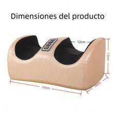 Postura Masajeador de Pies Eléctrico con Calor,Masajeadorde Piemas Ajustable ,Masajeadores Eléctrico que PuedeRelajar los MÃsculos de la Pantorrilla y el Pie, Masaje dePies,Familia - Negro - Ver 9