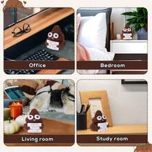 1pc Mini Fun Poop, Fun Hand-Woven Wool Poop Doll Creative Cute Poop Toy Birthday Party (Brown) - Multicolor - View 6