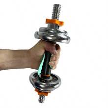 1 Pair Silicone Dumbbell Gloves Pad, Non-Slip Palm Protection, Unisex For Weightlifting, Pull-Ups, Strength Training - A - View 7