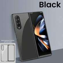 Classic Electroplated Transparent Phone Case Suitable For Samsung Galaxy ZFold3, ZFold4, ZFold5, ZFold6, ZFold7, ZFlip3, ZFlip4, ZFlip5, ZFlip6, ZFlip7, ZFlip7FE, Naked Phone Effect, Fashionable And Versatile - Multicolor - View 8